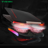RGB Gaming Laptop Cooling Pad with RGB Light Bars and Adjustable Speed