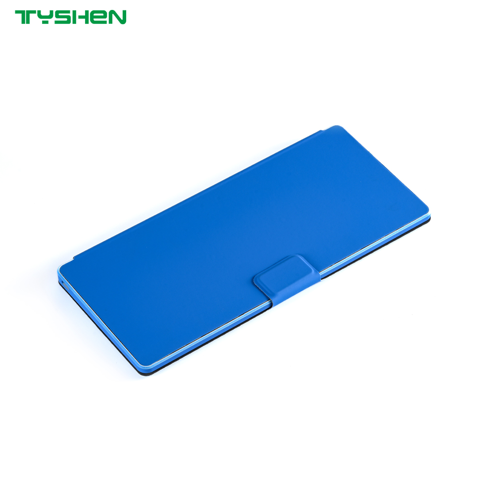 Bluetooth Foldable Keyboard 79 Keys with Protective Leather Case for Tablet