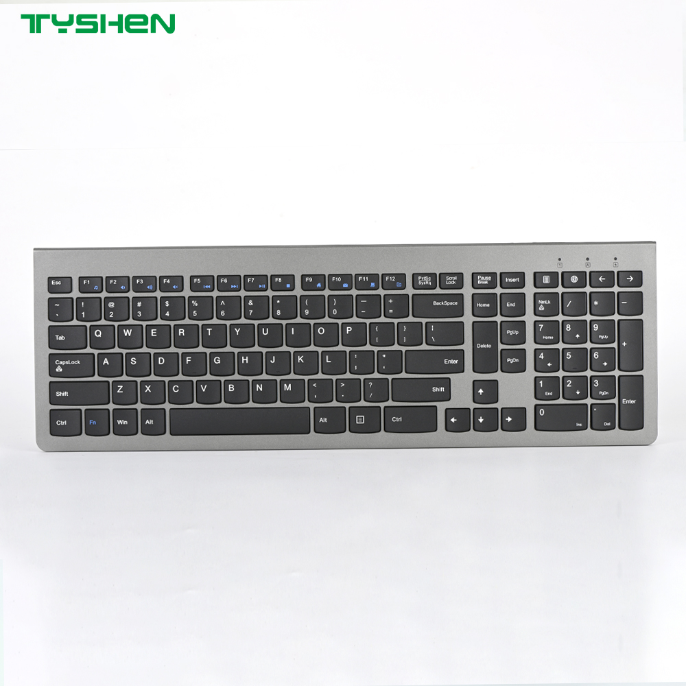 Backlit 99 Keys Tri-Mode Wireless Office with Bluetooth 2.4G Keyboard