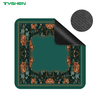 Custom Logo Jacquard Mahjong Table Mat 2mm Thick Non Slip Card Game Pad