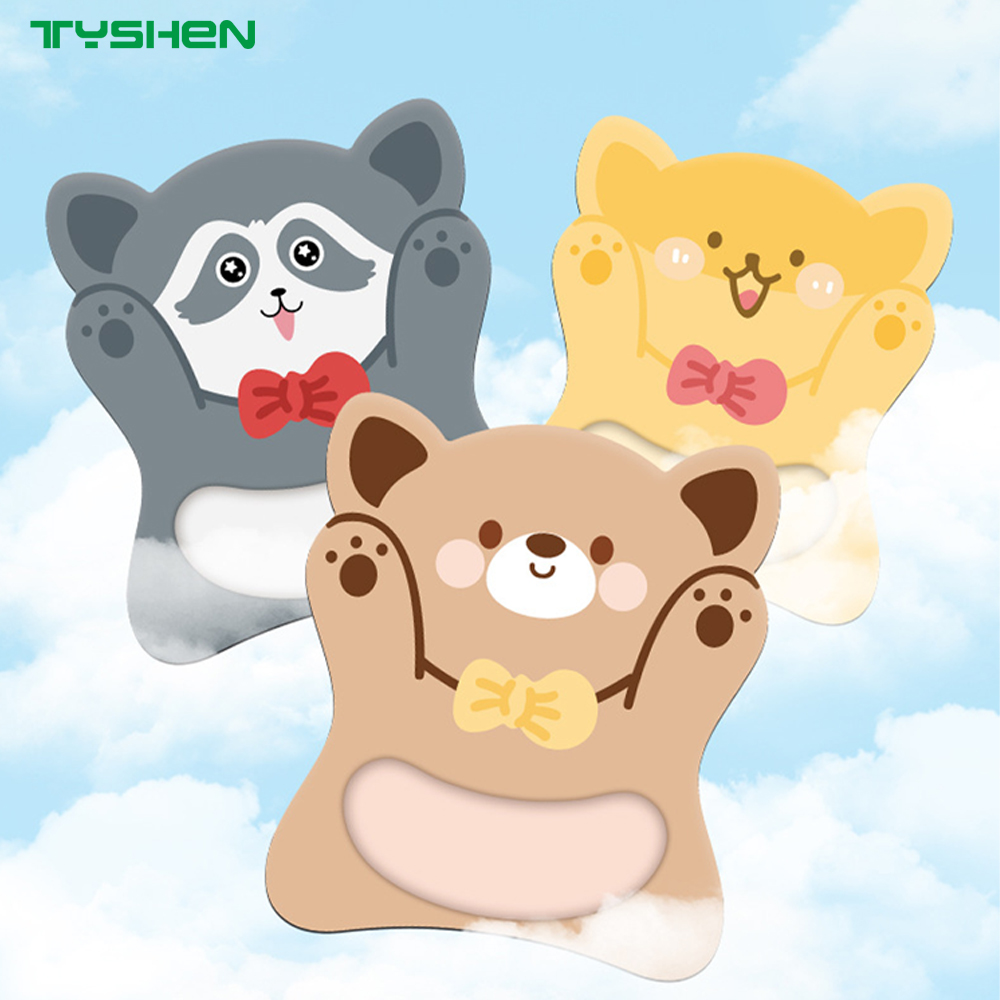 Irregular Shaped Cartoon Mouse Pad with Wrist Support and Custom Logo Printing