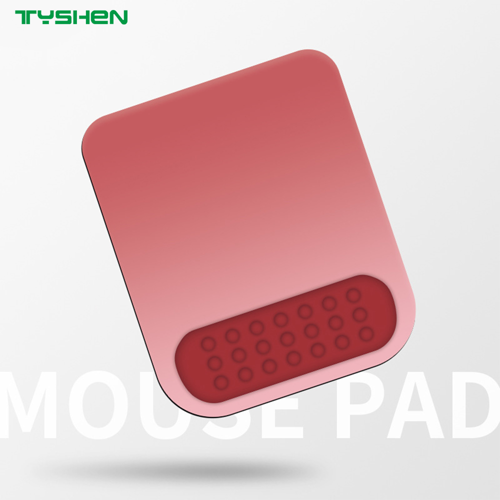 Ergonomic Silicone Gel Mouse Pad and Keyboard Wrist Rest Set with Custom Logo
