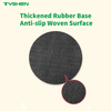 Stitched Edge Anime Round Mouse Pad 200mm with Anti-Slip Rubber Base