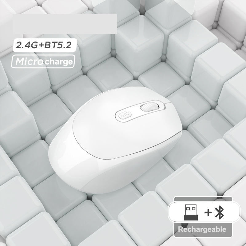 Morandi 2.4G & Bluetooth Dual-Mode Wireless Computer Mouse 