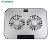 Dual Fan Laptop Cooling Stand USB Port Phone Holder Adjustable 12-17 Laptops