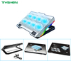 8-Fan Adjustable Gaming Laptop Cooling Fan with Dual USB