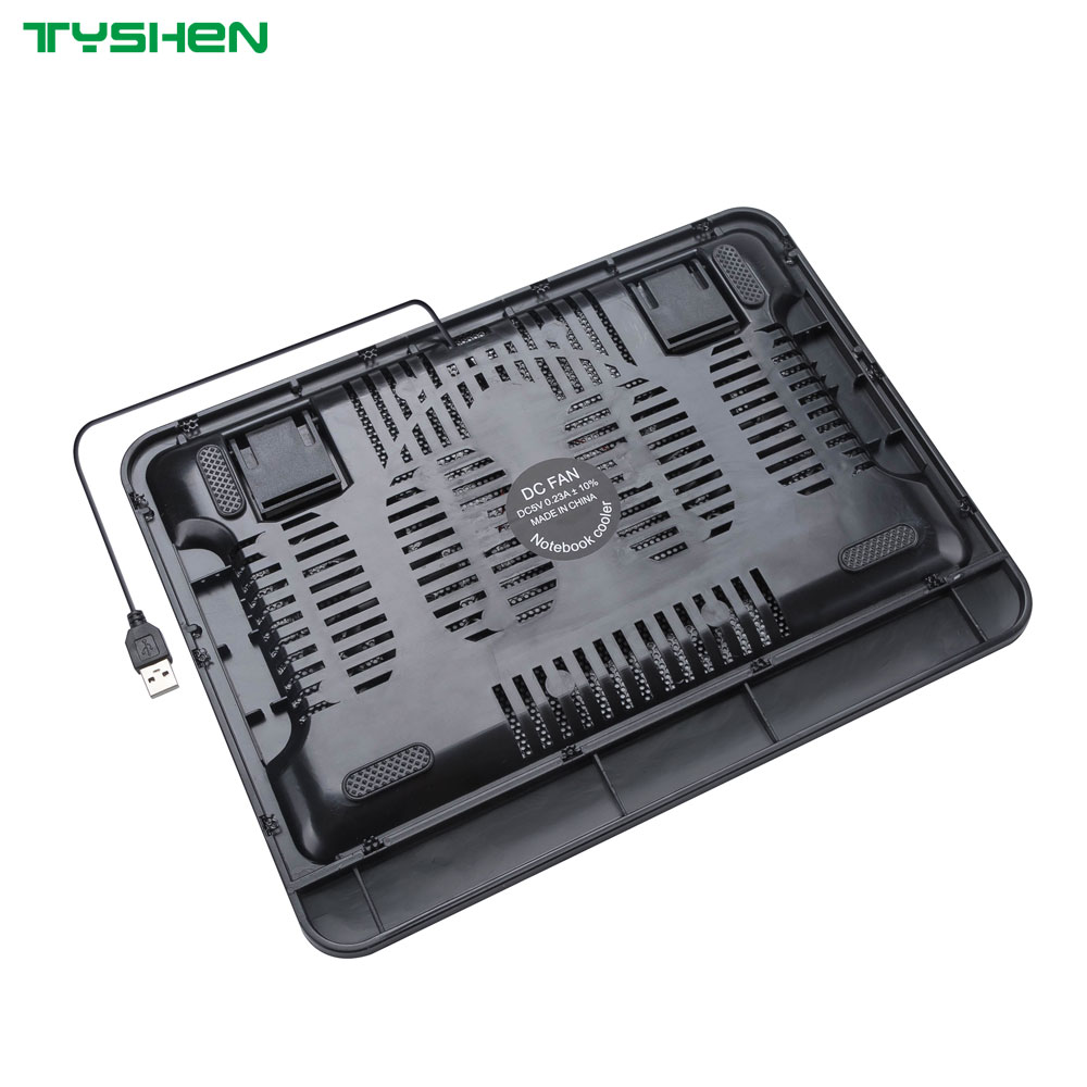 Office Gaming Slim Dual Fan Laptop Cooling Fan
