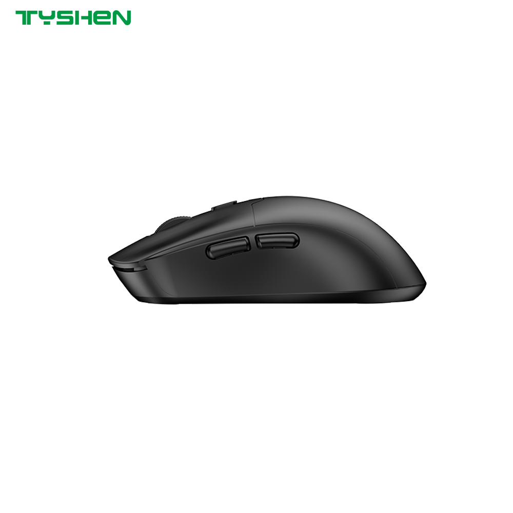 Wireless Mouse 2.4G+Bluetooth Silent Ergonomic Rechargeable Office Laptop Mouse