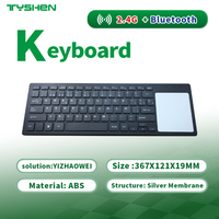 Wholesale 2.4G Bluetooth 5.0+3.0 Keyboard Touchpad Office Desktop Typing Keyboard Supplier