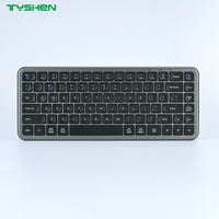 Bluetooth Multi Device Concave Key Slim Portable Office Tablet Keyboard