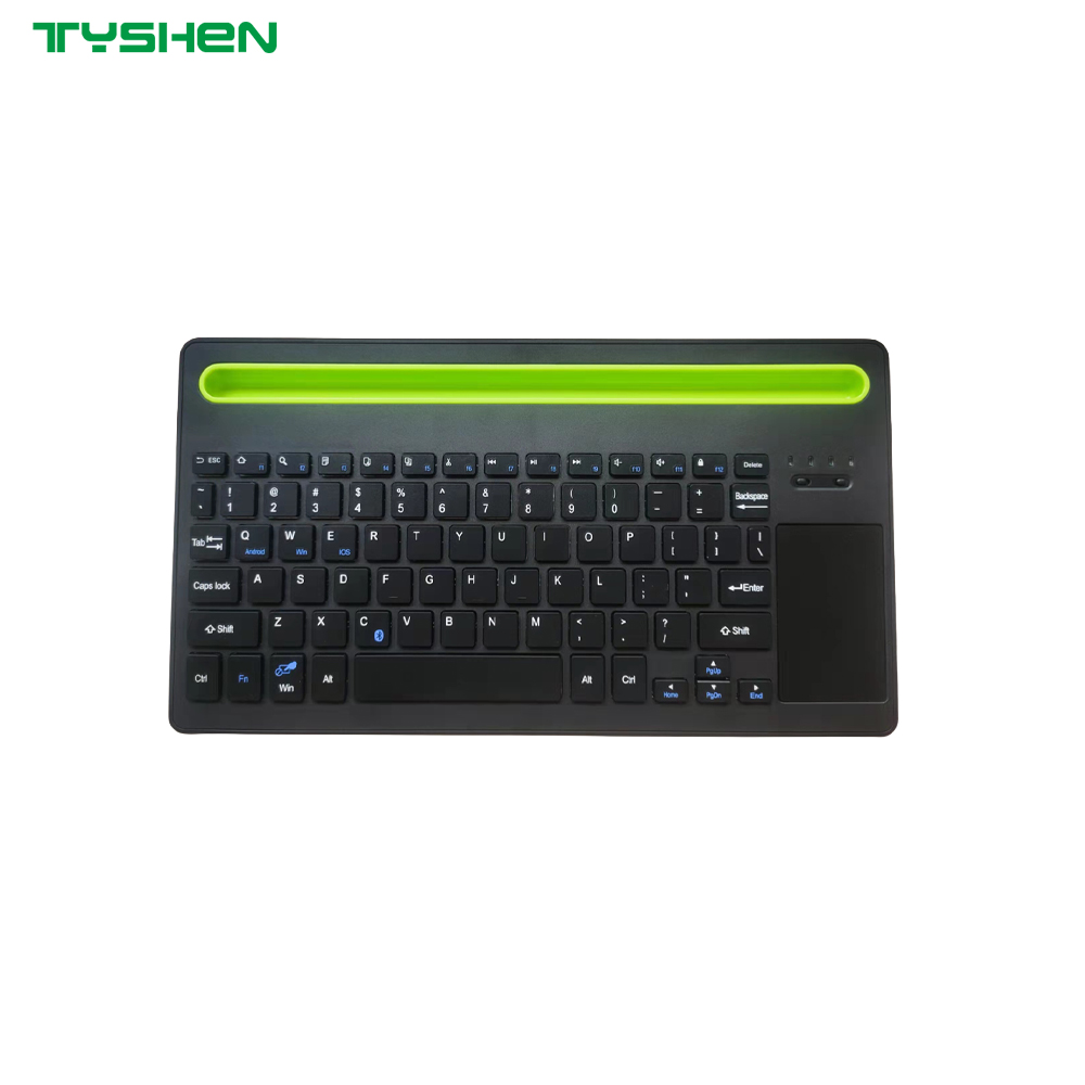 Bluetooth Touchpad Keyboard with RGB Backlight for Office Use