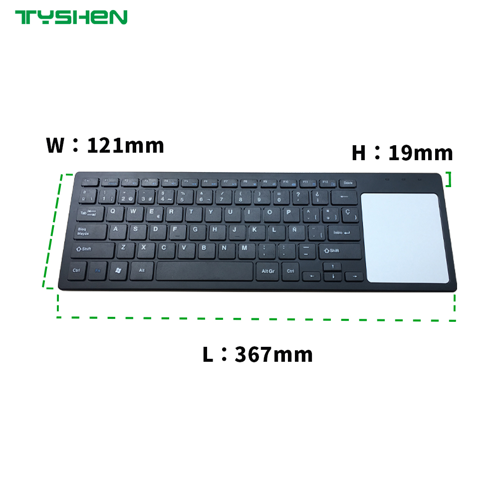 OEM 2.4G Wireless Keyboard Touchpad for Office Factory