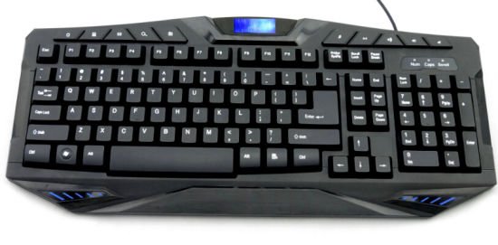 Ligted Logo Computer Keyboard with USB 10 Multimedia Keys Keyboard