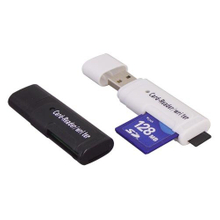 USB SD and TF 2 in 1 Card Reader