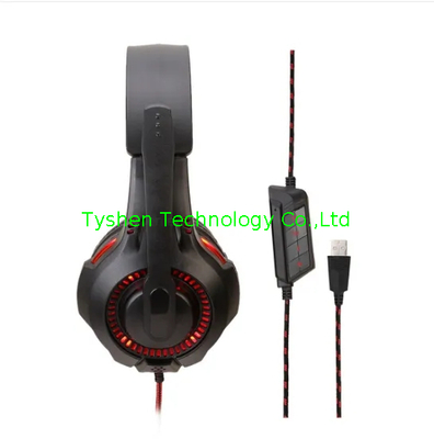 Computer Gaming Headset,Classic Design, With Microphone,Volume control&LED Lighting