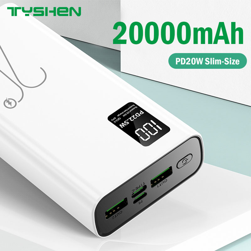 Super Quick Charge Power Bank 20000mAh 22.5W Pd20W Compatible