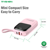 Mini-Size Power Bank 10000mAh, Quikck Charge With Type-C & Lightning Cable