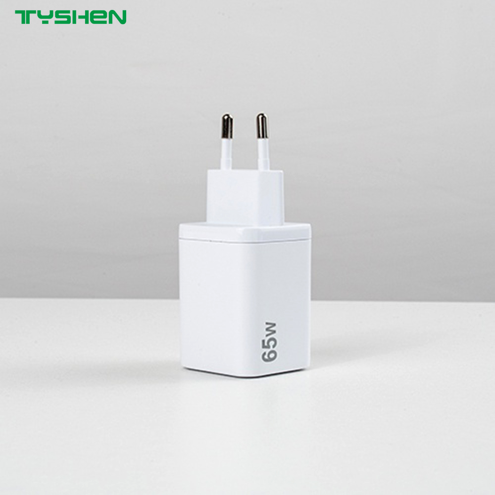 65W PD GaN Fast Charger PD65W/ 65W A+C/ 65W2C Foldable US Plug Travel Charger OEM