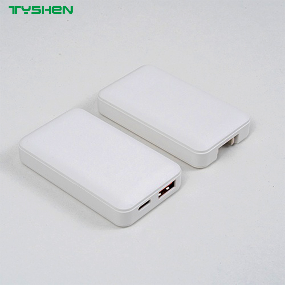 45W Pd Dual Port Ultra Slim Us Foldable Swappable Plug Charger OEM 