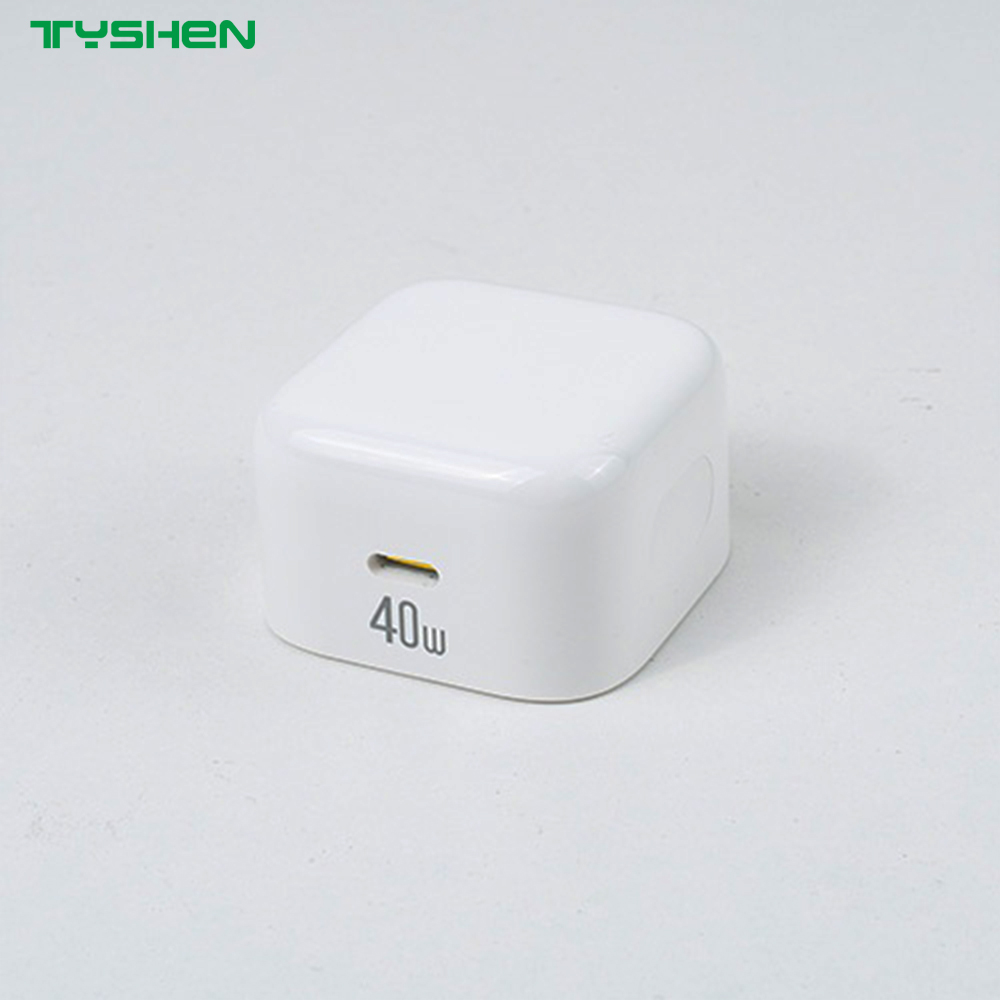40W GaN Fast Charger for iPhone PD Mini Foldable Plug OEM