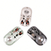 Transparent Wireless Rechargeable Mouse with Magnetic Cover