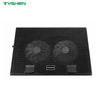 Dual Fan Laptop Cooling Pad with USB Ports and LED Lights