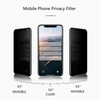 Wholesale Privacy Tempered Glass Screen Protector for iPhone 16 Pro Max 17 Pro Max Anti Spy Protection