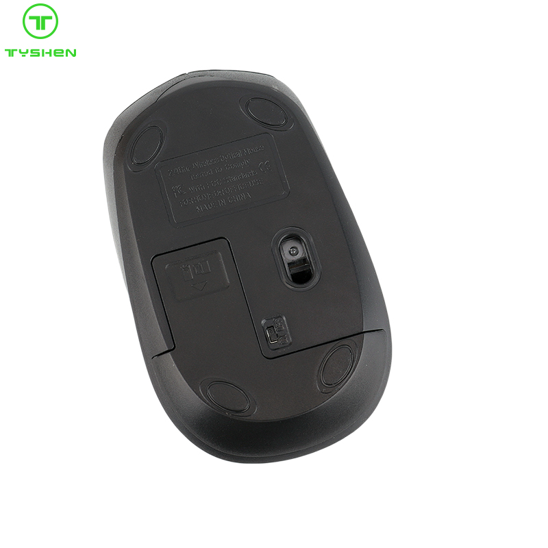 2.4G Wireless Optical Mouse Adjustable DPI 800-1600 AA Battery Mouse