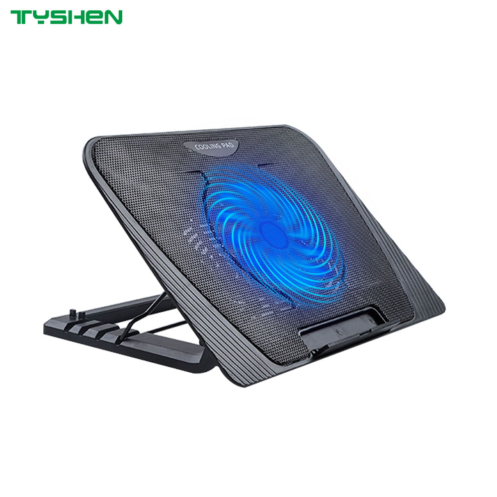 Wholesale Laptop Cooling Pad Single Fan USB Adjustable Ergonomic Stand