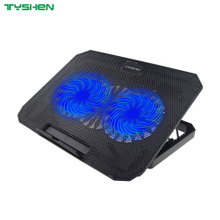 RGB 14CM Speed Control 2 Fan Laptop Cooling Stand