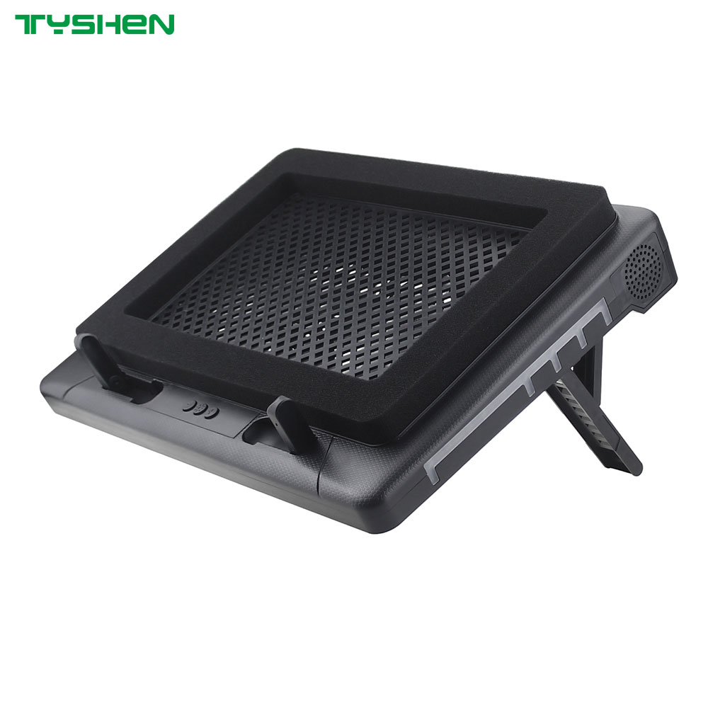 Adjustable Angle Laptop Cooling Fan with Dual USB