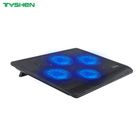 Wholesale Ultra Slim 4 Fan Quiet Low Power Office Gaming Laptop Cooler