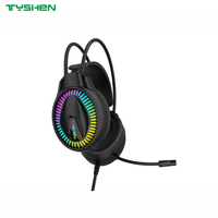 OEM Wired Gaming Headset RGB Light Noise Cancelling Microphone PC Headphones