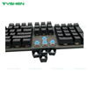 New one-handed waterproof 104 keys mechanical gaming keyboard USB Wire colorful RGB gamer LED smart virtual mechanic keyboards