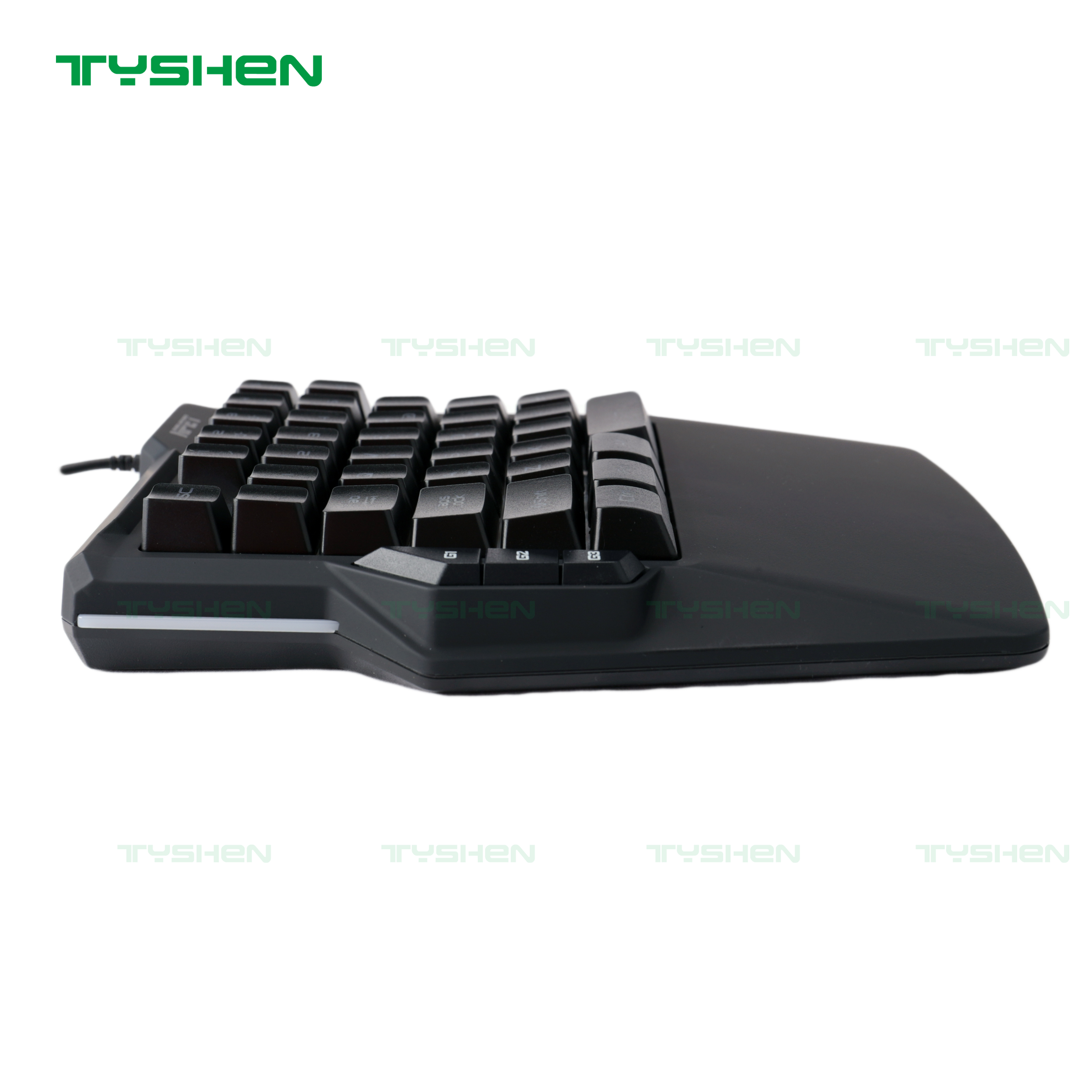 One-Hand Gaming Keyboard,3 Keys Programmable
