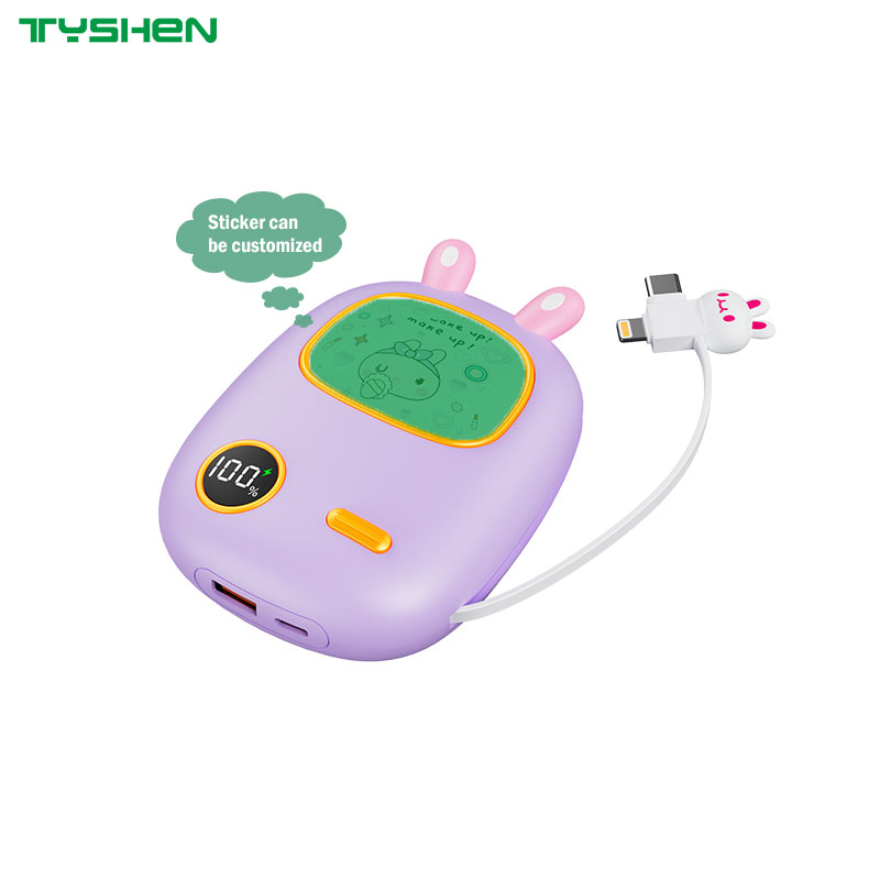 Cute Power Bank Quick Charge 10000mAh 22.5W Pd20W Pd18W Compatible