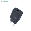 20W/30W Dual Port USB C Fast Phone Charger UK/EU/US/KR/IN Plug Power Adapter