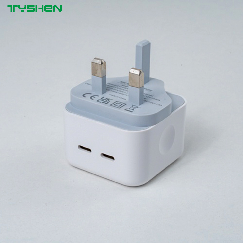 35W Phone Fast Charger with Dual USB C CN/US/EU/UK/AU/IN OEM