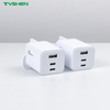 65W PD GaN Fast Charger 2C1A Foldable US Plug Travel Charger OEM