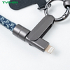 60W USB-C to USB-C Braided Phone Strap Fast Charging Data Cable