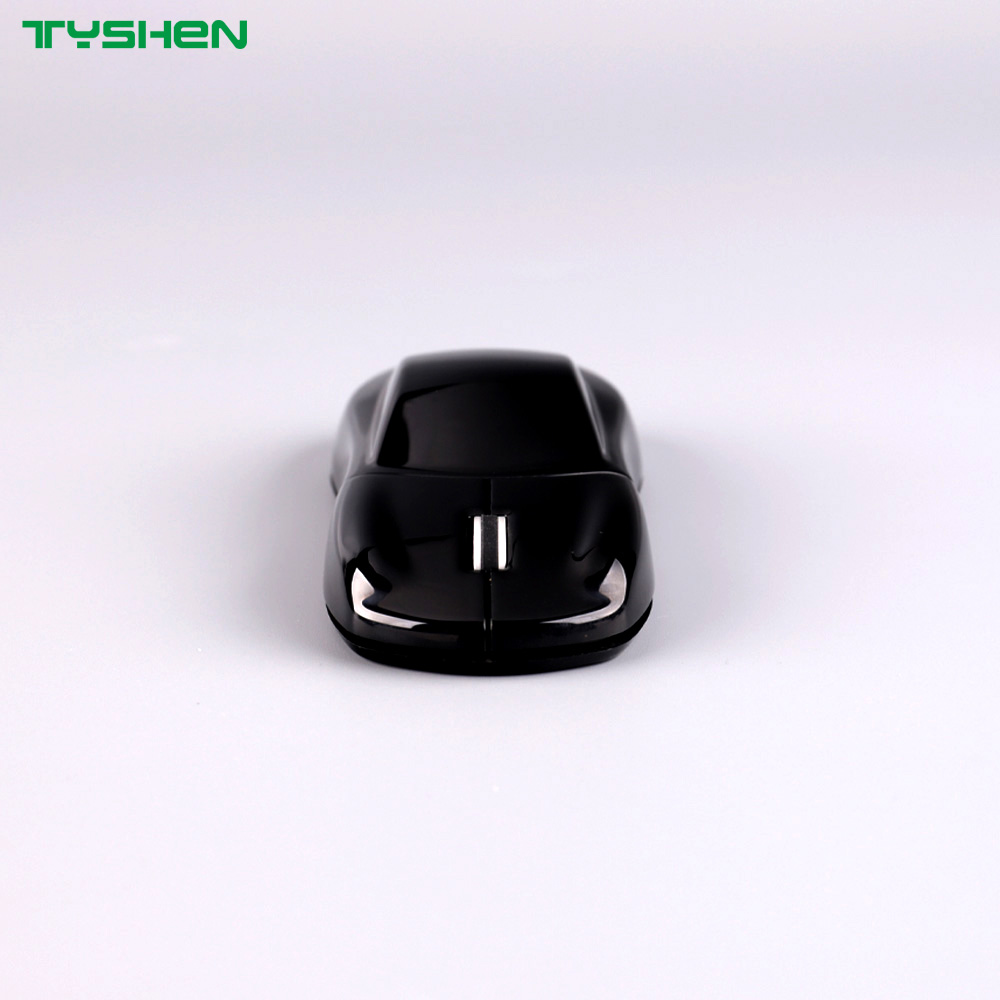 2.4G Wireless Car Shape Mouse Silent Click USB Optical Mouse Black OEM