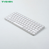 Ultra Thin 78 Keys Wireless Aluminum Keyboard for Tablet Laptop Office