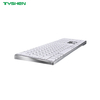 Ultra Slim Aluminum Wired 110 Keys Office Keyboard for Desktop Computer