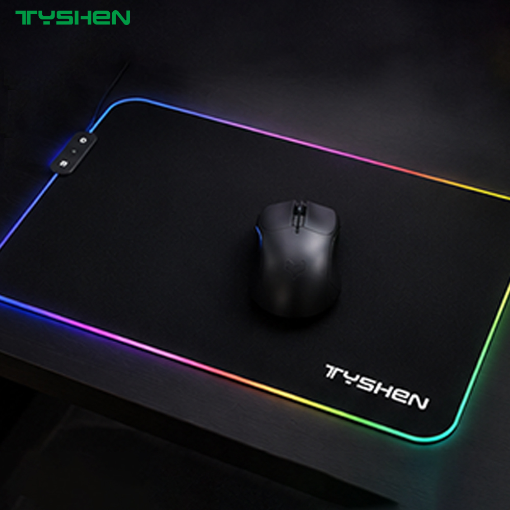 RGB Gaming Mouse Pad with Custom Logo and 12 RGB Lighting Modes