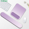 Ergonomic Silicone Gel Mouse Pad and Keyboard Wrist Rest Set with Custom Logo