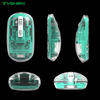 Crystal Transparent Magnetic Dual-Power 2.4G & Bluetooth Computer Mouse