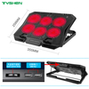 Speed Control 6 Fan Adjustable USB Laptop Cooling Stand