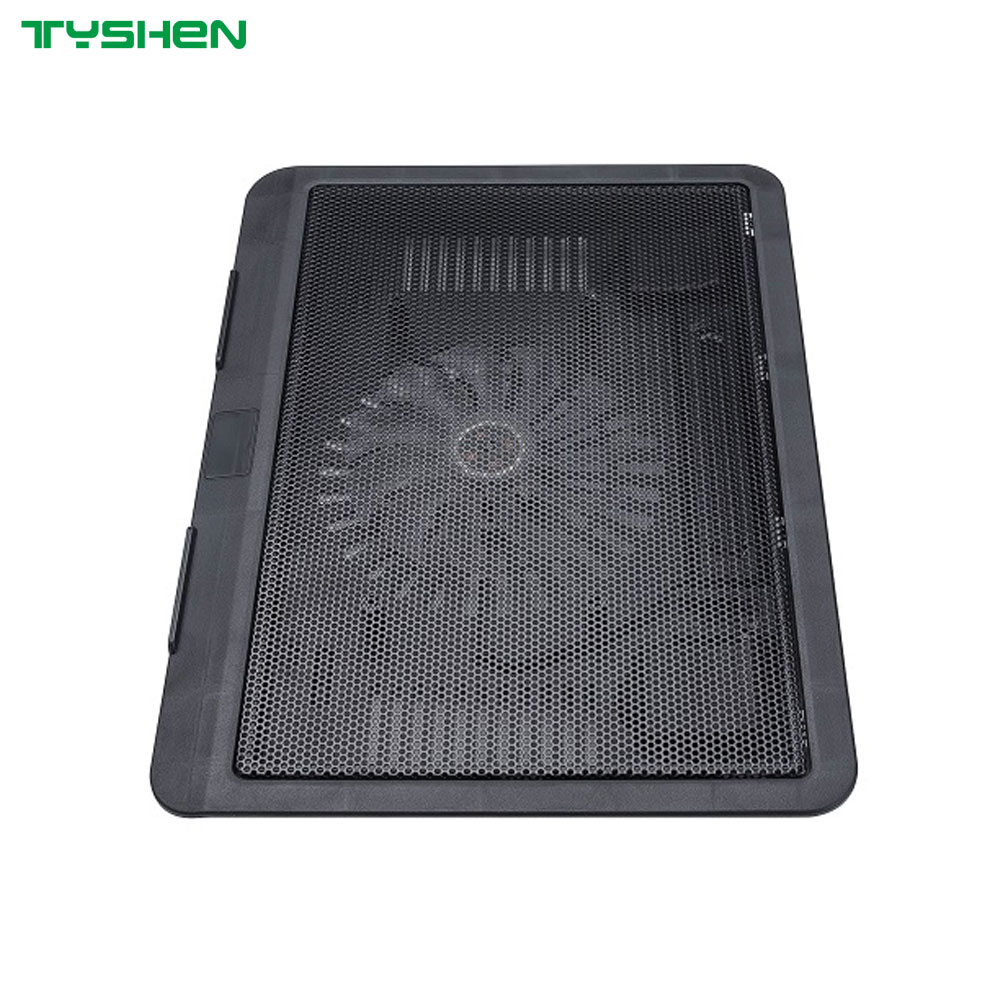 Ultra-Quiet Laptop Cooler with Blue LED Fan for Effective Heat Dissipation