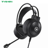 Wired Gaming Headset 50mm Driver RGB Light Noise Cancelling Mic OEM