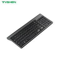 Wireless Full Size Keyboard with Numeric Keypad and Multi-Device Bluetooth 2.4G